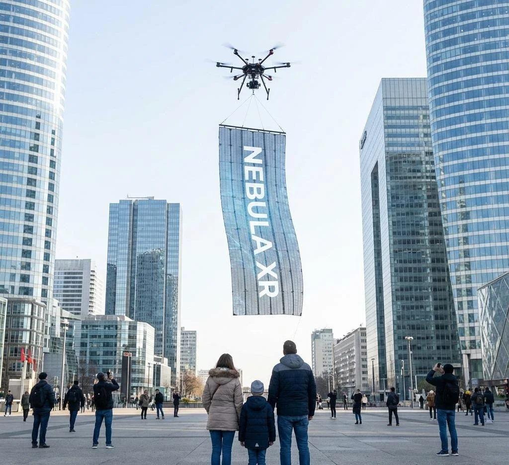 Организация шоу дронов в Алматы и Астане